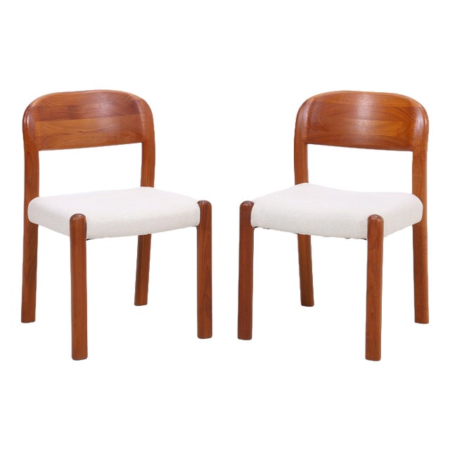 Vintage Danish Chairs in Teak from EMC Mobler, Set of 2 For Sale