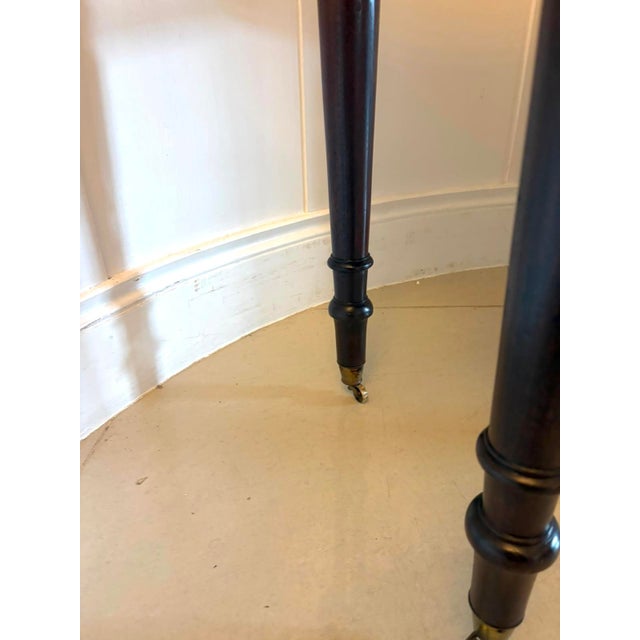 Antique Victorian Mahogany Pembroke Drop Leaf Dining Table, 1860s For Sale - Image 12 of 14