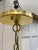 Brass Vintage 1940s Mazzega Murano Glass Shade With Brass Hanging Fixture For Sale - Image 8 of 10