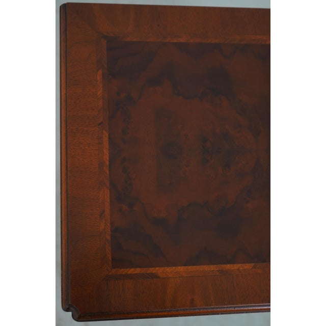 Pair English George III Burl Walnut Chest Nightstands For Sale - Image 14 of 16