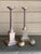Grand Tour Grand Tour Neoclassical Carved Water Giltwood Columns With Marble Spheres - A Pair For Sale - Image 3 of 9