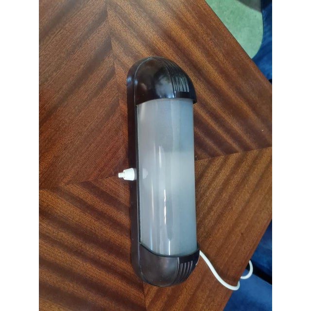 Mid-Century Modern Vintage Wall Lamp in Bakelite, 1950s For Sale - Image 3 of 6