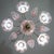 Liz Taylor, Iridiscent Pink Murano Glass Chandelier, 1980s For Sale - Image 9 of 18