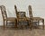 Vintage Chinese Chippendale Rattan Faux Bamboo Cane Seat Chairs For Sale - Image 4 of 12