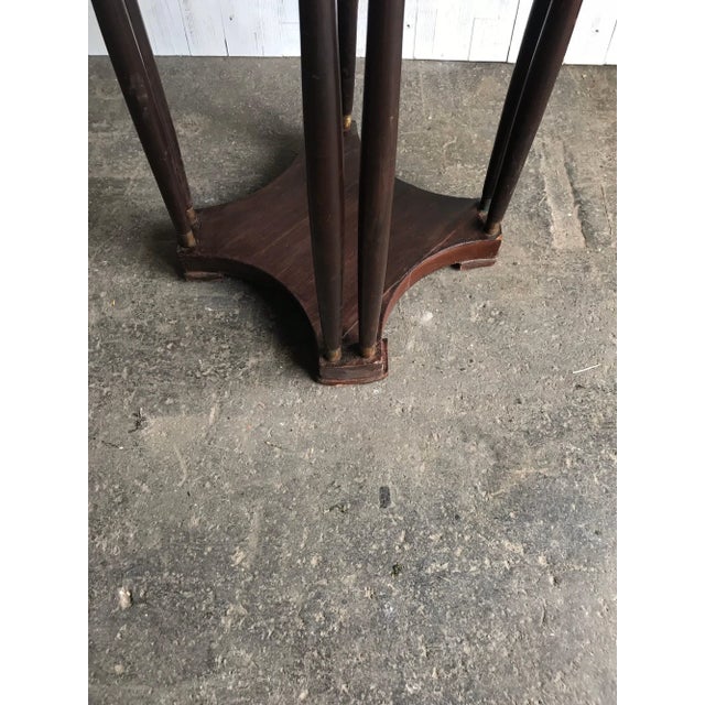 1920s Art Nouveau Mahogany Side Table, 1920s For Sale - Image 5 of 7