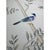 Chinoiserie Hand-Painted Chinoiserie Wallpaper Panel With Birds, Blossoms & Branches For Sale - Image 3 of 3