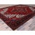 Textile 1960 8'4"x10'7" Penn Red Hand Knotted Clean With Centre Flower Element Oriental Rug For Sale - Image 7 of 12