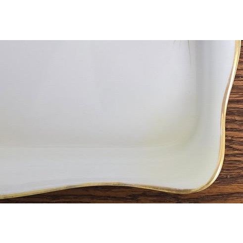 Early 20th Century Antique Nippon Hand-Painted Floral Serving Tray For Sale - Image 5 of 9