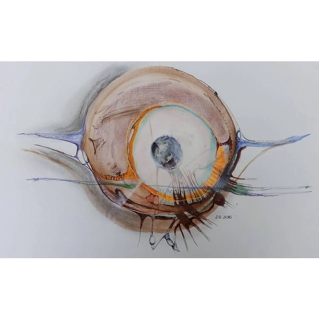 Jacques Grange, Cellulaire 1, 2016, Acrylic For Sale