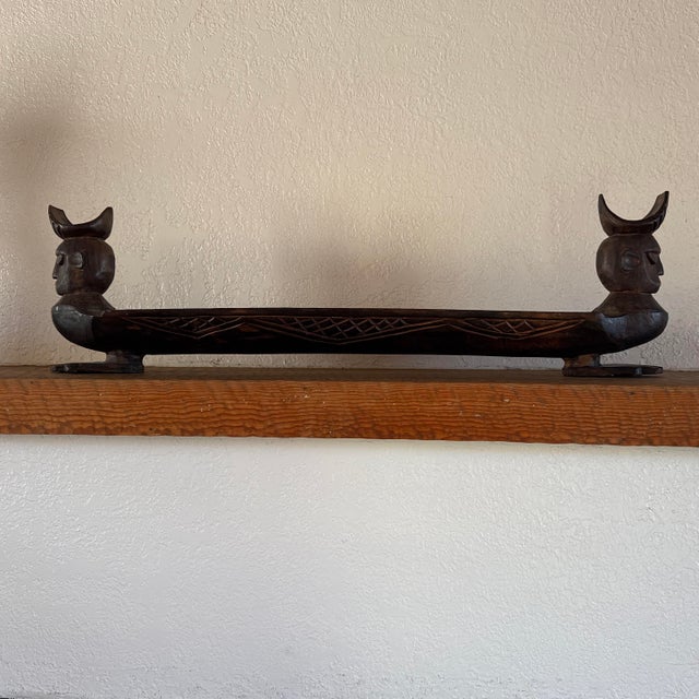 Antique Carved Congkak Mancala Sculpture For Sale - Image 10 of 12