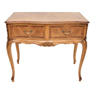 French Walnut Console Table, 1920s For Sale