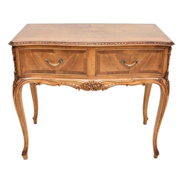 French Walnut Console Table, 1920s For Sale