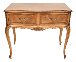French Walnut Console Table, 1920s