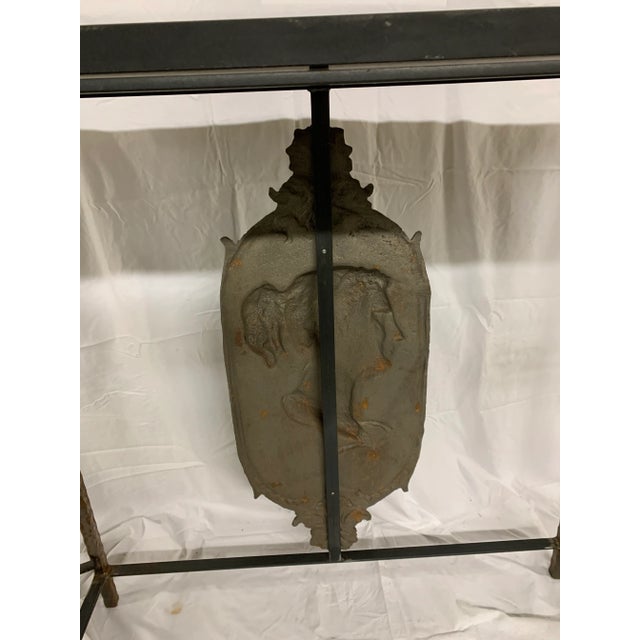 1980s Handcrafted Console With Greek Goddess For Sale - Image 12 of 13