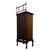Antique Early 20th Century English Mahogany Cabinet Vitrine For Sale - Image 9 of 14