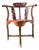 Chinese Rosewood Corner Chairs With Mother-of-Pearl Inlay, C. 1940 For Sale