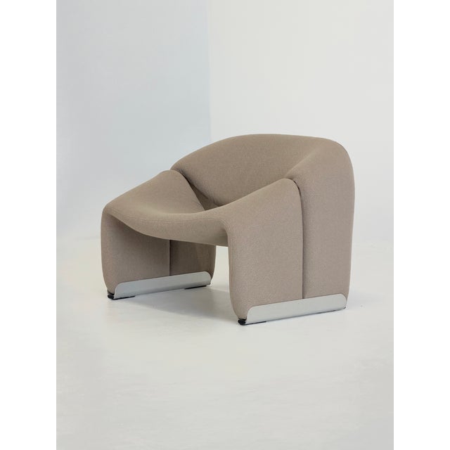 Groovy F598 M-Chair in Beige Bouclé by Pierre Paulin for Artifort, 1970s For Sale - Image 11 of 11