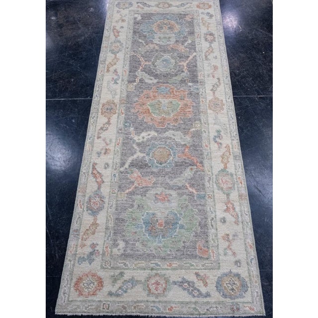 Turkish Oushak Rug 2'8" x 6'6" #16016 Explore a curated collection of hallway runners, wool rugs, and handmade...
