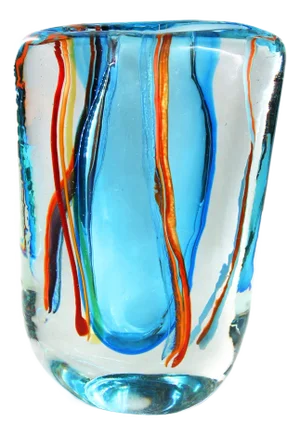 Murano Glass Submerged Sunrise Vase by MadeForSoul