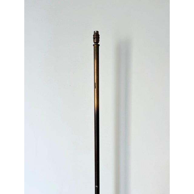 Vintage Art Deco Metal Floor Lamp, 1980 For Sale - Image 6 of 9