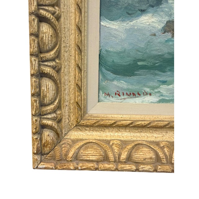 Realism Seascape Oil on Canvas For Sale - Image 3 of 4