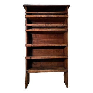 Chestnut Bucket Holder Shelf, 1700 For Sale