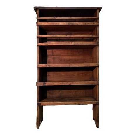 Chestnut Bucket Holder Shelf, 1700 For Sale