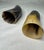 Bone Vintage Rustic European Horn Vases, a Pair For Sale - Image 7 of 12