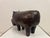 Vintage Leather Hippo by Dimitri Omersa for Liberty and Abercrombie and Fitch, 1970s For Sale - Image 14 of 18