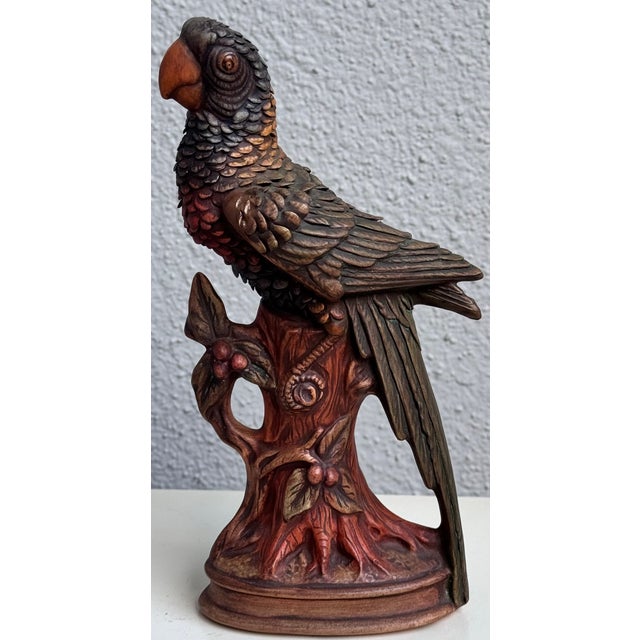 1981 Jan Smith Porcelain Parrot Figure For Sale In Seattle - Image 6 of 11