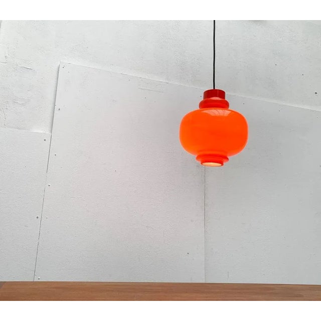 Mid-Century Swedish Space Age Oplight 75 Pendants by Hans-Agne Jakobsson for Staff, 1970s, Set of 2 For Sale - Image 4 of 18