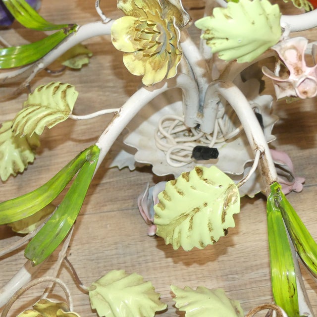 Vintage Chandelier in Metal, 1970s For Sale - Image 10 of 12