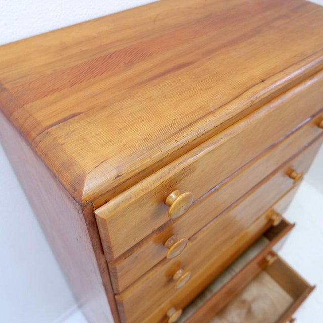 Vintage Chest of Drawers in Pine, 1970s For Sale - Image 10 of 16