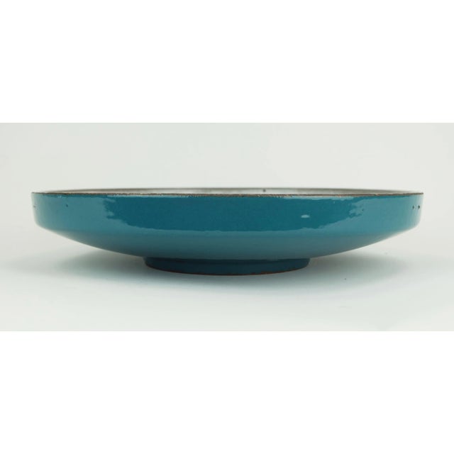 Mid-Century Modern Large Mid-Century Grey and Brown Glazed Ceramic No. 1075-31 Ankara Bowl from Carstens Tönnieshof, 1960s For Sale - Image 3 of 11