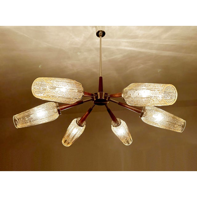 Large Vintage Danish Style Pendant Light, 1960s For Sale - Image 18 of 18