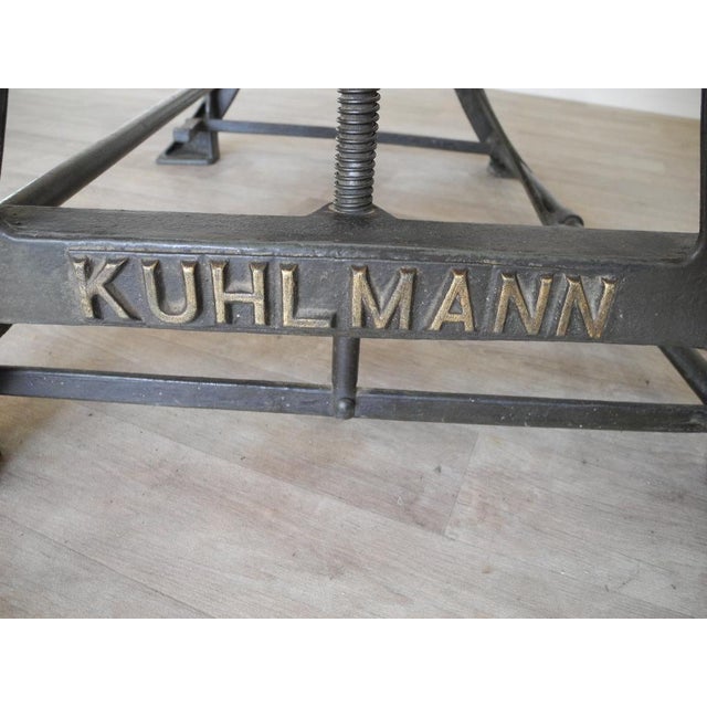 Vintage Iron Architects Drawing Table, 1920s For Sale - Image 6 of 18