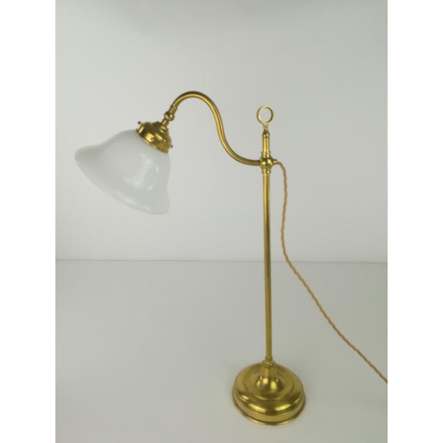 Gold Desk Lamp in Brass, 1910s For Sale - Image 8 of 11