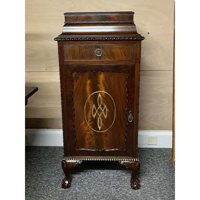 Edwardian Mahogany Wine Cabinet Celleratte For Sale - Image 12 of 15
