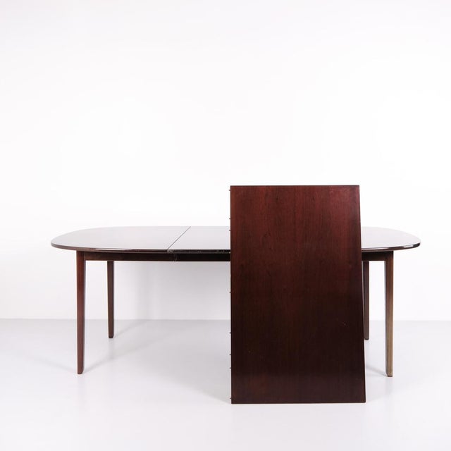 Wood Dining Table with Extension Leaves by Ole Wanscher for Poul Jeppesen, 1960s For Sale - Image 7 of 14