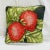 Late 20th Century Needlepoint Strawberry Pattern Pillow For Sale - Image 4 of 4