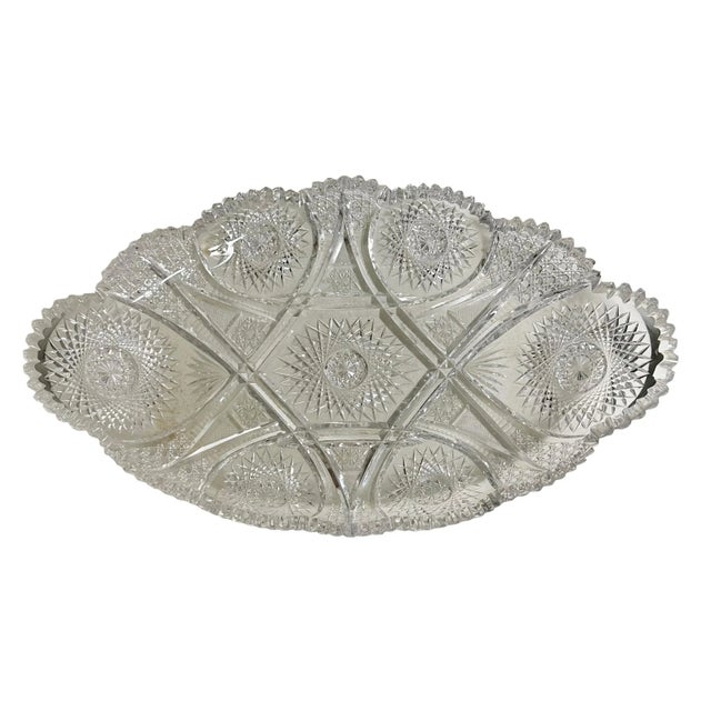 Late 19th Century Antique Cut Glass Bowl For Sale In Tampa - Image 6 of 6