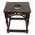 This signed F. W. Tyler hand-carved wooden stool dated 1943 is a distinctive example of handcrafted mid-20th-century...