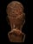 Wood African Artist, Sculpture of a Man's Head, 1870, Wood with Gold Details For Sale - Image 7 of 9