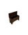 This small and elegant 19th-century chest, crafted from solid chestnut wood, features compact proportions and a...