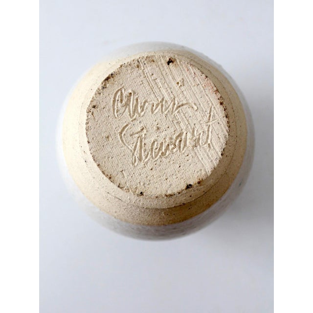Vintage Signed Studio Pottery Vase For Sale - Image 11 of 12