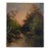 19th Century Hudson River School Sunset River Landscape (Oil on Canvas) For Sale