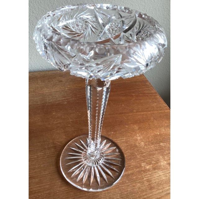 She was the star at most of our holiday meals. What an excellent presence this tall-stemmed, cut crystal compote made when...