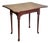 18th Century Reproduction Mahogany Porringer Top Tea Table For Sale