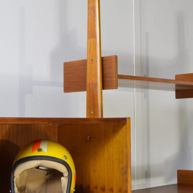 Italian Teak Bookcase, 1960s For Sale - Image 11 of 12