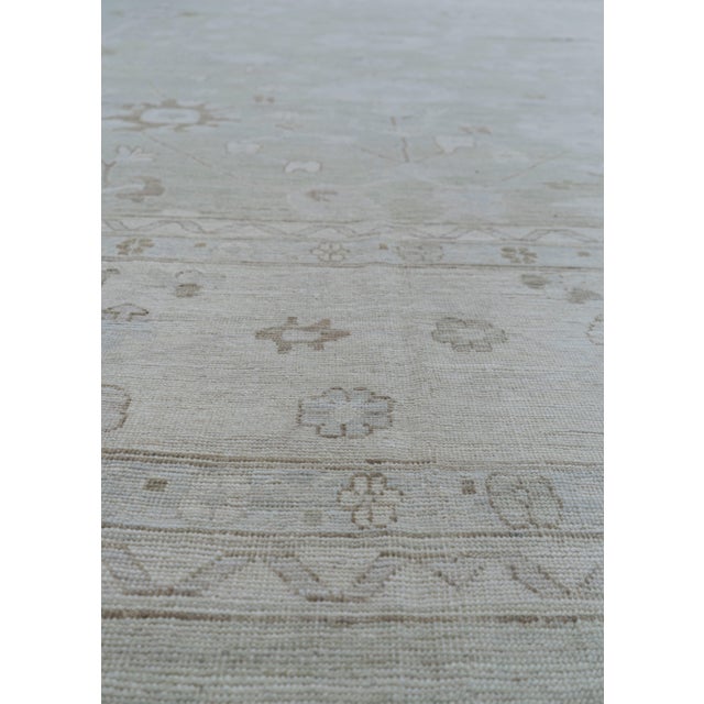 Early 21st Century Turkish Oushak Runner Rug 3'9" x 15'3" #17162 For Sale - Image 5 of 8
